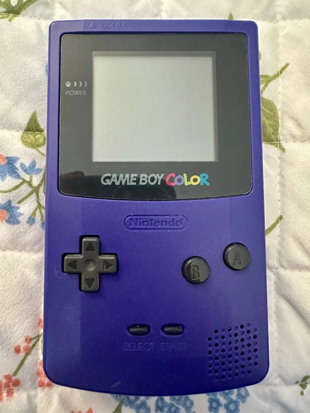 Nintendo Game Boy Color Purple (CGB-001 Handheld Console Tested & Works)